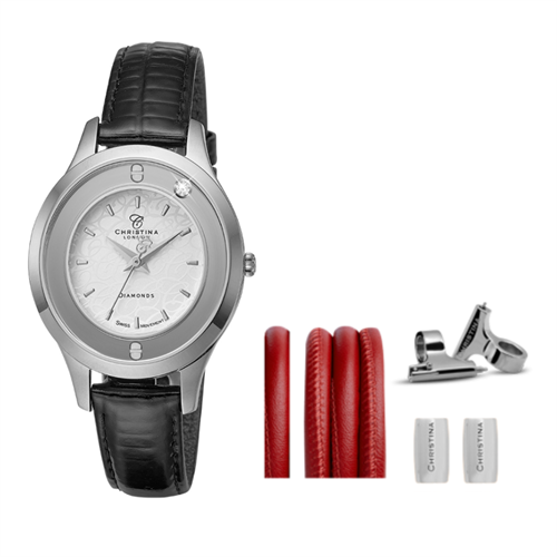 Collect ur  + Rød Watch Cord set - Christina Jewelry & Watches